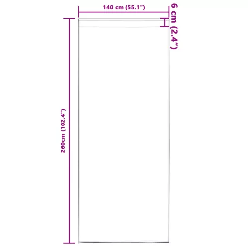  Függönyök 2 pcs mustársárga 260 x 140 cm Poliészter