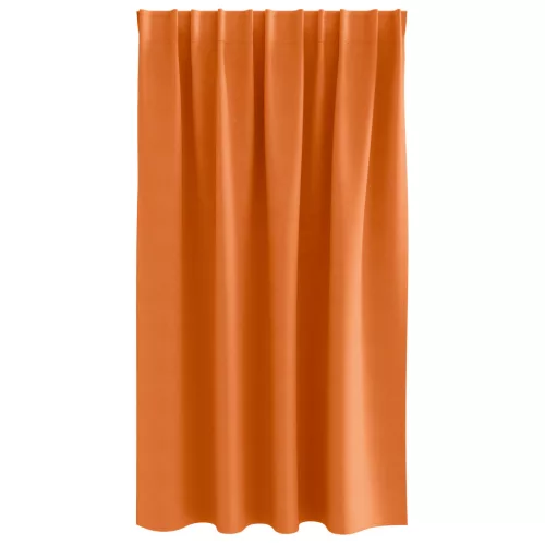  Függönyök 2 pcs Fényes narancssárga 140 x 140 cm Poliészter