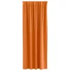  Függönyök 2 pcs Fényes narancssárga 225 x 140 cm Poliészter