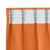  Függönyök 2 pcs Fényes narancssárga 225 x 140 cm Poliészter