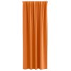  Függönyök 2 pcs Fényes narancssárga 245 x 140 cm Poliészter