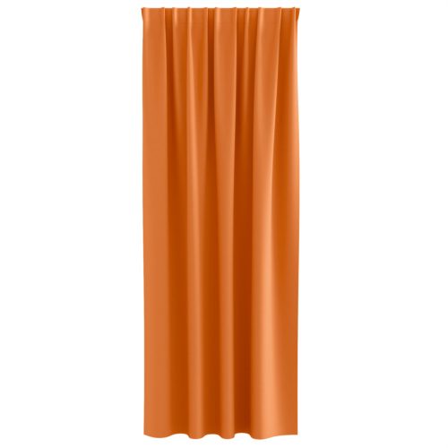  Függönyök 2 pcs Fényes narancssárga 245 x 140 cm Poliészter