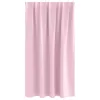  Fekete Függöny Gyűrűkkel 2 pcs Babarózsaszín 140 x 140 cm