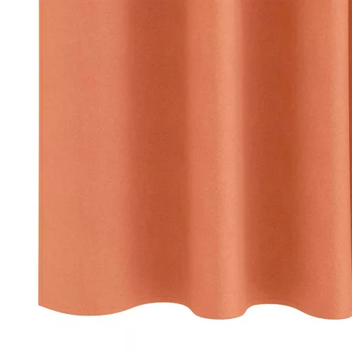  Függönyök függönyökkel 2 pcs Terrakotta Poliészter