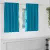  Függönyök függönyökkel 2 pcs Türkiz 140 x 140 cm Poliészter