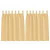  Sötétítő függönyök 2 pcs Bézs 140 x 140 cm Poliészter