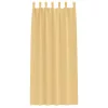  Függönyök függönyökkel 2 pcs Bézs 245 x 140 cm Poliészter