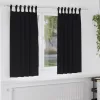  Sötétítő függönyök 2 pcs Fekete 175 x 140 cm Poliészter
