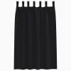  Sötétítő függönyök 2 pcs Fekete 175 x 140 cm Poliészter