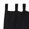  Sötétítő függönyök 2 pcs Fekete 175 x 140 cm Poliészter