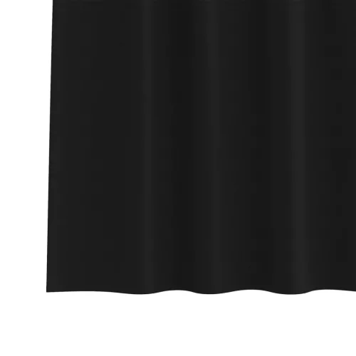  Sötétítő függönyök 2 pcs Fekete 175 x 140 cm Poliészter