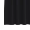  Függönyök függönyökkel 2 pcs Fekete 245 x 140 cm Poliészter