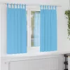  Sötétítő függönyök 2 pcs Világos kék 175 x 140 cm Poliészter