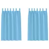  Sötétítő függönyök 2 pcs Világos kék 175 x 140 cm Poliészter