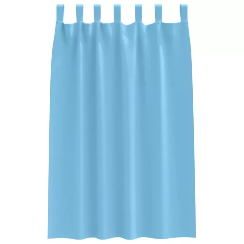  Sötétítő függönyök 2 pcs Világos kék 175 x 140 cm Poliészter