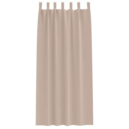  Függönyök függönyökkel 2 pcs Tópszínű 245 x 140 cm Poliészter