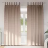  Függönyök függönyökkel 2 pcs Tópszínű 260 x 140 cm Poliészter