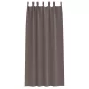  Függönyök függönyökkel 2 pcs sötétbarna 245 x 140 cm Poliészter