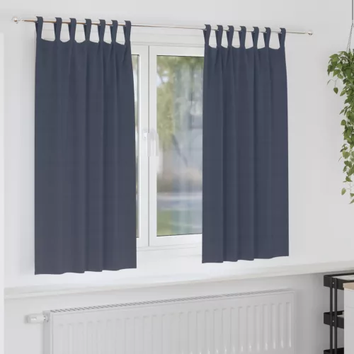  Sötétítő függönyök 2 pcs Antracitszürke 175 x 140 cm Poliészter