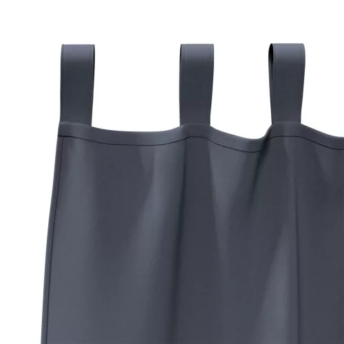  Sötétítő függönyök 2 pcs Antracitszürke 225 x 140 cm Poliészter
