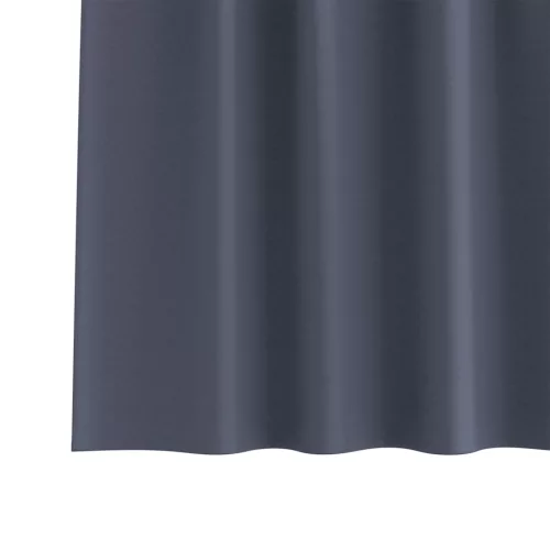  Függönyök 2 pcs Antracitszürke 245 x 140 cm Poliészter