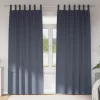 Függönyök 2 pcs Antracitszürke 260 x 140 cm Poliészter