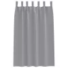  Sötétítő függönyök 2 pcs Világosszürke 175 x 140 cm Poliészter