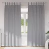  Függönyök 2 pcs Világosszürke 245 x 140 cm Poliészter