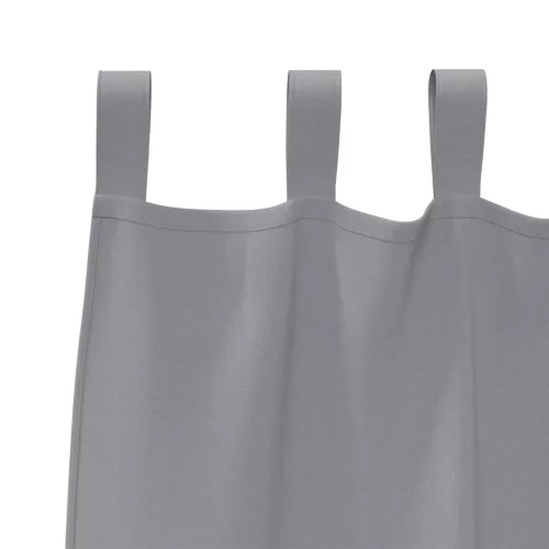  Függönyök 2 pcs Világosszürke 245 x 140 cm Poliészter
