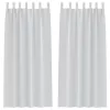  Függönyök 2 pcs Halvány szürke 260 x 140 cm Poliészter