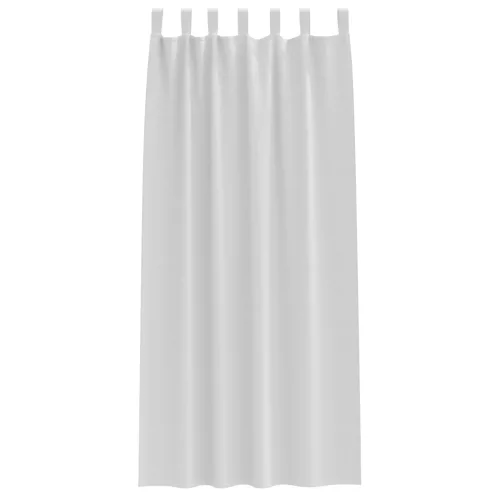  Függönyök 2 pcs Halvány szürke 260 x 140 cm Poliészter