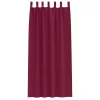  Függönyök függönyökkel 2 pcs Bordó 245 x 140 cm Poliészter