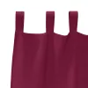  Függönyök függönyökkel 2 pcs Bordó 245 x 140 cm Poliészter
