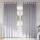  Függönyök függönyökkel 2 pcs Fém szürke 260 x 140 cm Poliészter