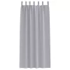  Függönyök függönyökkel 2 pcs Fém szürke 260 x 140 cm Poliészter