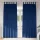  Függönyök függönyökkel 2 pcs Sötétkék 245 x 140 cm Poliészter