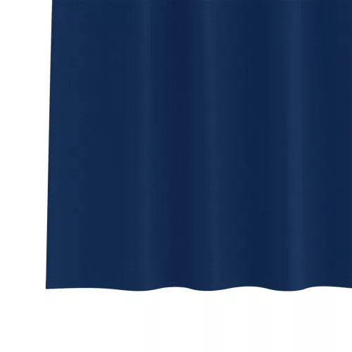  Függönyök függönyökkel 2 pcs Sötétkék 245 x 140 cm Poliészter