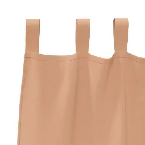  Függönyök 2 pcs Világosbarna 260 x 140 cm Poliészter