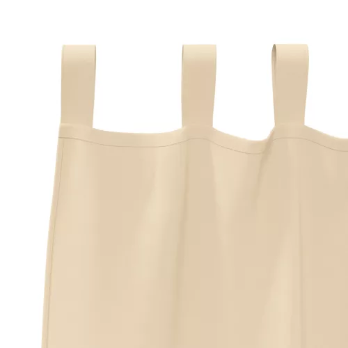  Függönyök függönyökkel 2 pcs Krém 260 x 140 cm Poliészter