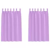  Függönyök függönyökkel 2 pcs Lila Poliészter