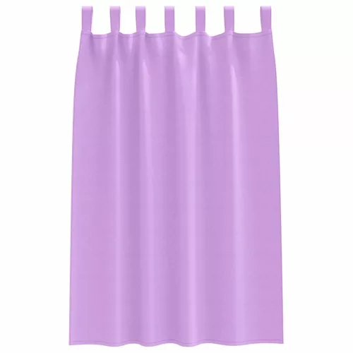  Függönyök függönyökkel 2 pcs Lila Poliészter