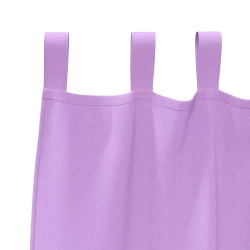  Függönyök függönyökkel 2 pcs Lila Poliészter