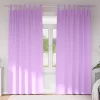  Sötétítő függönyök 2 pcs Lila 225 x 140 cm Poliészter