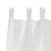  Függönyök 2 pcs Tiszta fehér 260 x 140 cm Poliészter