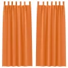  Sötétítő függönyök 2 pcs Fényes narancssárga 225 x 140 cm