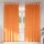  Függönyök 2 pcs Fényes narancssárga 245 x 140 cm Poliészter
