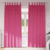  Sötétítő függönyök 2 pcs Rózsaszín 225 x 140 cm Poliészter