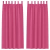  Sötétítő függönyök 2 pcs Rózsaszín 225 x 140 cm Poliészter