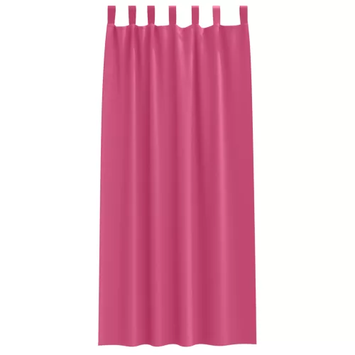  Sötétítő függönyök 2 pcs Rózsaszín 225 x 140 cm Poliészter