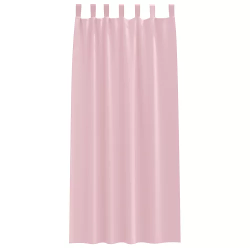  Függönyök 2 pcs Baba rózsaszín 245 x 140 cm Poliészter